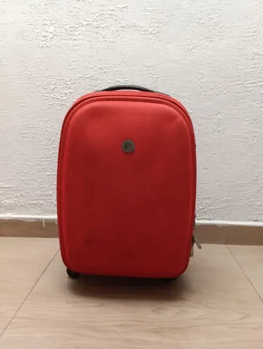 Mala de viagem pequena Laranja 