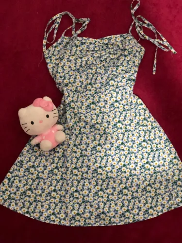 vestido floridinho coquette