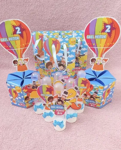 Caixinhas pra Festa Infantil Mundo Bita