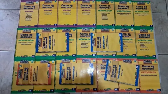 coleção de livros mega letronix