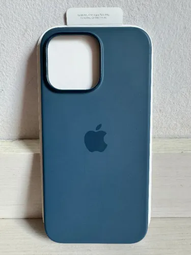 Case Silicone Magsafe Capa iPhone 14 Pro Max Azul Original Importada