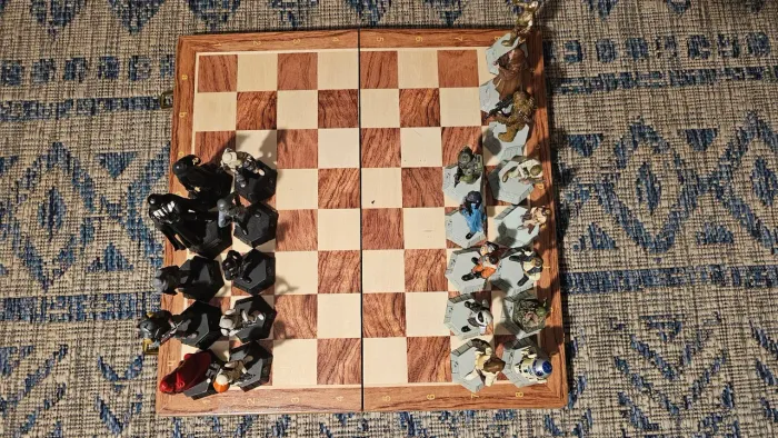 23 peças do Jogo de Xadrez Star Wars