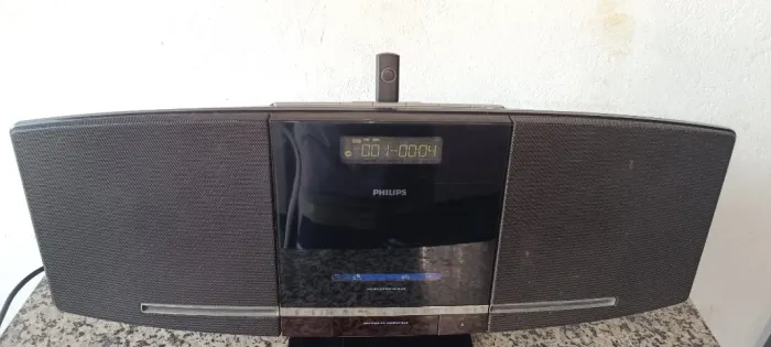 Boombox Philips Mcm233/78 Em Ótimo Estado Funcionando cd não lê