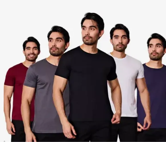 Camisa Camiseta Básica Masculina Dry Fit Lisa Tradicional Fitness Treino Caminhada z913