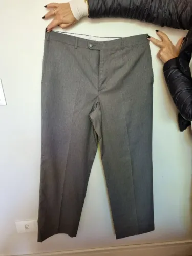 Calça social cinza
