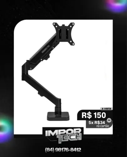 Suporte Articulado Para Monitor Zinnia Nimbo 110, 13 - 32. @importech_084