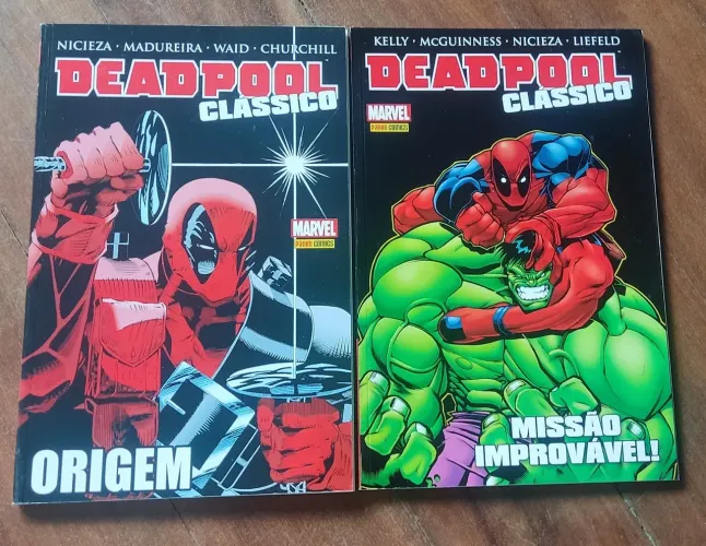 Deadpool Clássico vol 1 e 2 panini
