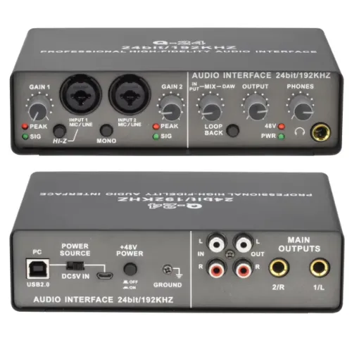 *!Oferta!*(Produto Novo) Interface De Áudio Profissional Teyun Q24 (Com Garantia)