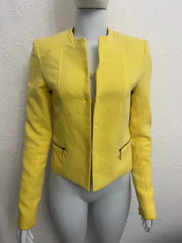 Casaco Casual Amaro Tamanho 36 Amarelo Ótimo Estado