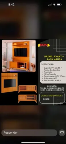 Painel Avant + Rack Aruba - Combo