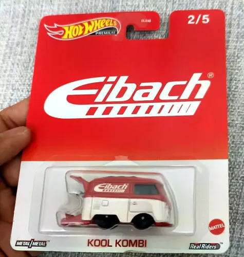 Hot Wheels linha Premium,  Kool Kombi Eibach, série Pop Culture 2024, escala 1:64