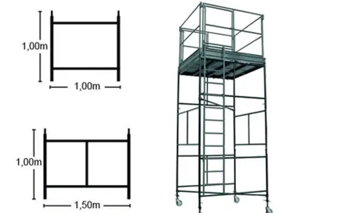Andaimes de Construção - Andaimes Tubular - Plataformas