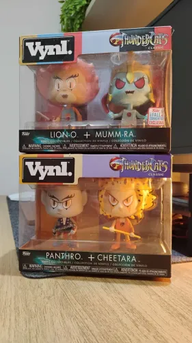 Funko Vynl. Thundercats Classic - Lion-O, Mumm-Ra, Panthro e Cheetara