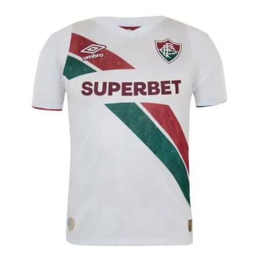 Camisa Fluminense 2023 - Manga Curta - Branca