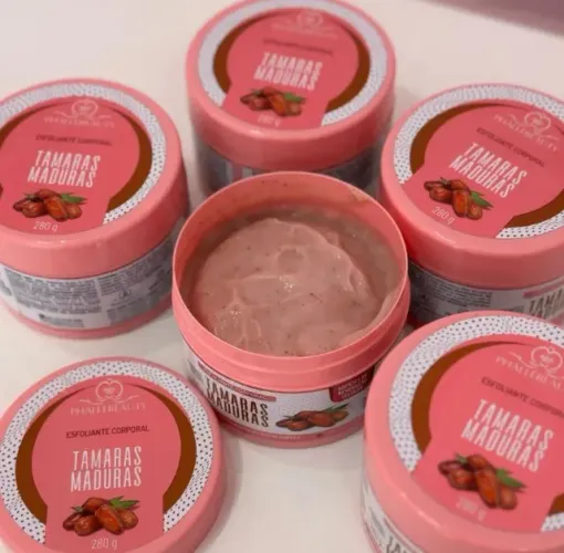 Esfoliante corporal de Tâmaras maduras perfeito para acrescentar na sua rotina de cuidados