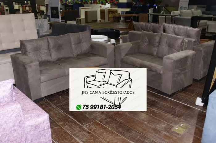 Sofá 2 & 3 lugares com design moderno