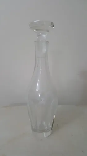 Garrafa licoreira de cristal