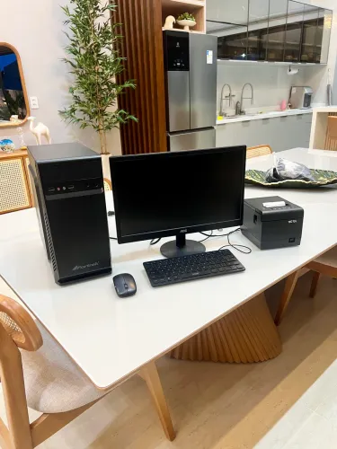 Computador completo para caixa, acompanha impressora de cupom físcal térmica 