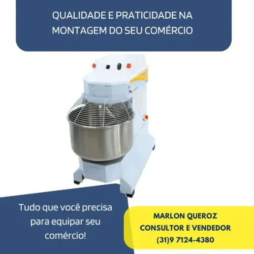 Amassadeira 25KG Espiral Venâncio Monofásica 220v