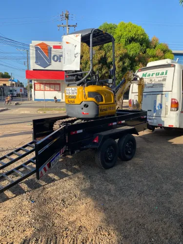 Mini escavadeira = maxima eficiência