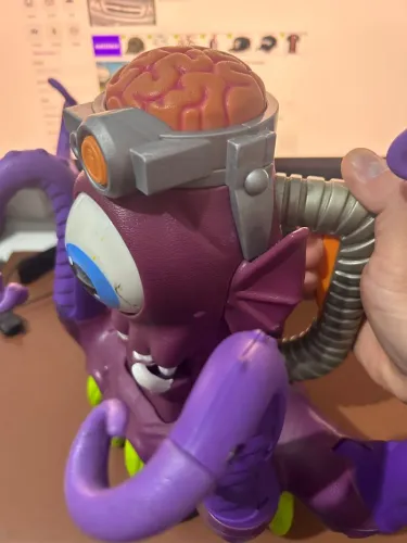 Imaginext Alien Polvo Tentáculo Boneco Monstro com Cérebro olho