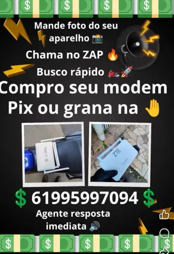 Modem parado chama que resolvo 