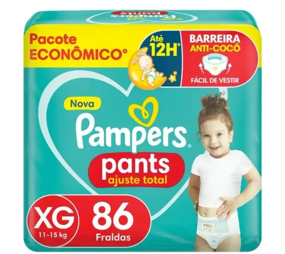 Fralda pampers pants xg 