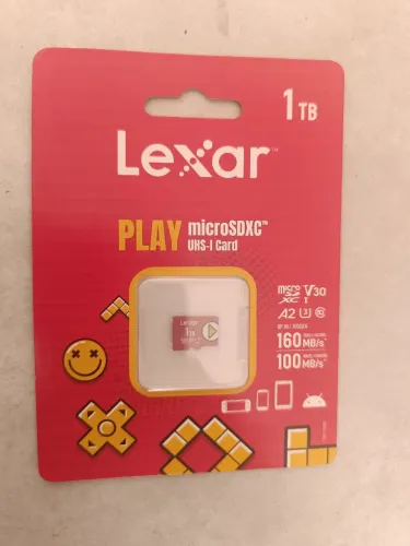 Cartão De Memória Lexar Play 1TB MicroSDXC Original Lacrado