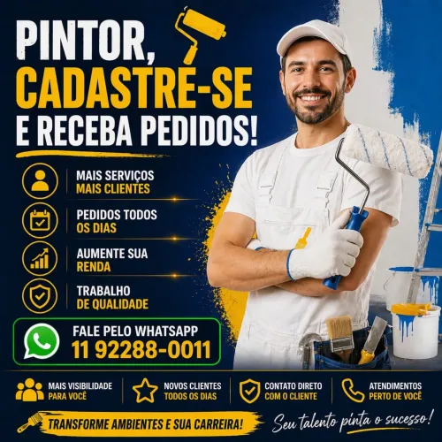 Precisamos de profissionais | Alta demanda em serviços