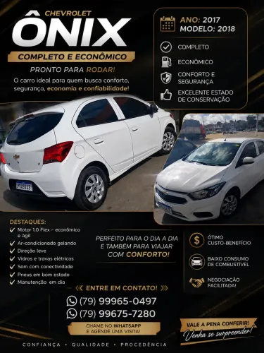 Chevrolet Onix Hatch LT 1.0 8V Flex Mec. 4P 2018