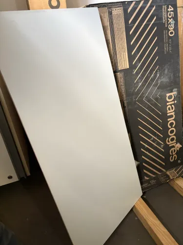 Porcelanato Biancogres 45x90cm Maximus Bianco Retificado Branco  - R$ 64,00 o m2
