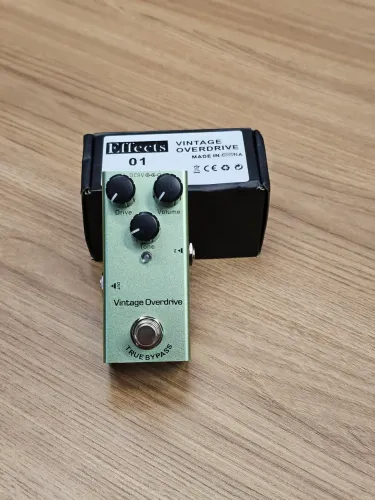 Pedal de guitarra Vintage Overdrive - NOVO