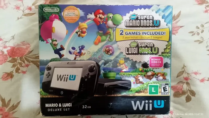 Nintendo Wiiu + 5 Jogos