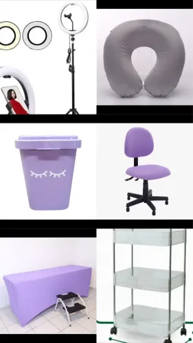 Material extensão de cílios 