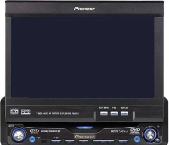 Pioneer AVH-P7600DVD Old School 7? Retrátil 5.1 + CD-UB100 USB - Kit Completo Raro