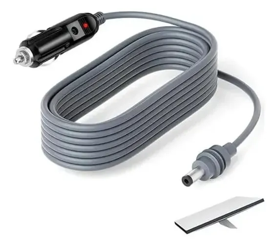 Cabo Carregador Veicular 12v/24v 2m Mini Starlink Plug Carro Cinza 12/24v *ENTREGA GRÁTIS*