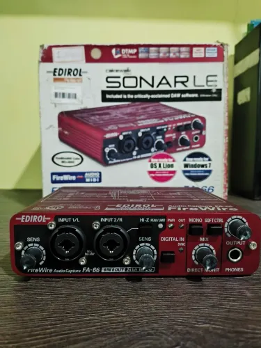 Interface de audio Roland edirol FA 66