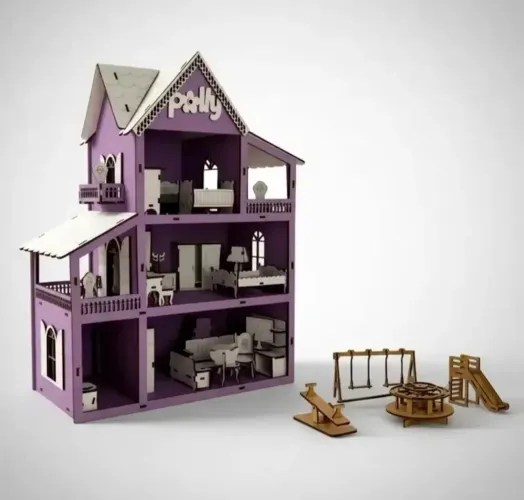 Casa Polly ( 25 móveis e parque de diversão)