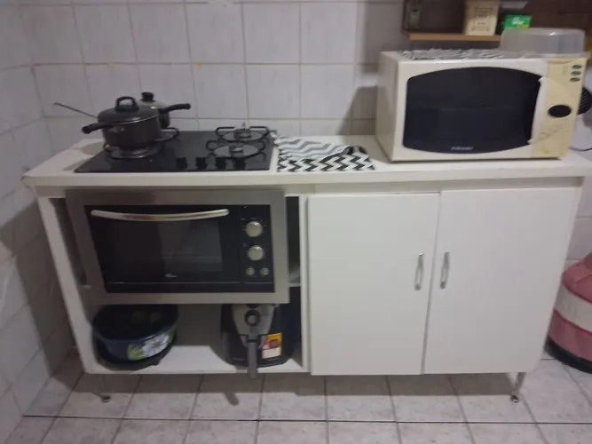 Balcão com fogão e forno eletrico