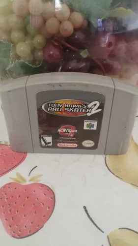 Tony Hawk's Pro Skater 2 jogo nintendo 64 N64 selo gradiente