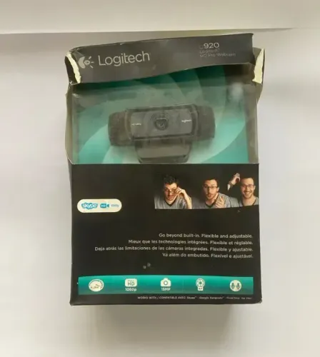 Webcam c920 Logitech Full HD - NOVA