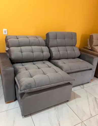 SOFAS RETRÁTIL RECLINÁVEL/ RETRÔ/ RETRÁTIL SIMPLES DISPONÍVEL 