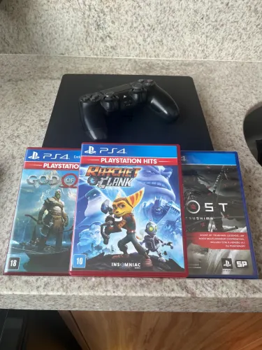 Console Playstatiton 4 1tb Slim + Controle Dualshock 4