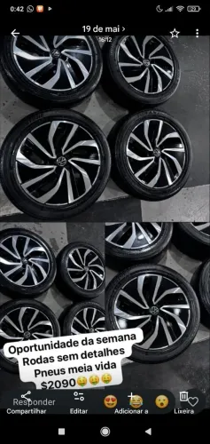 Rodas do novo polo