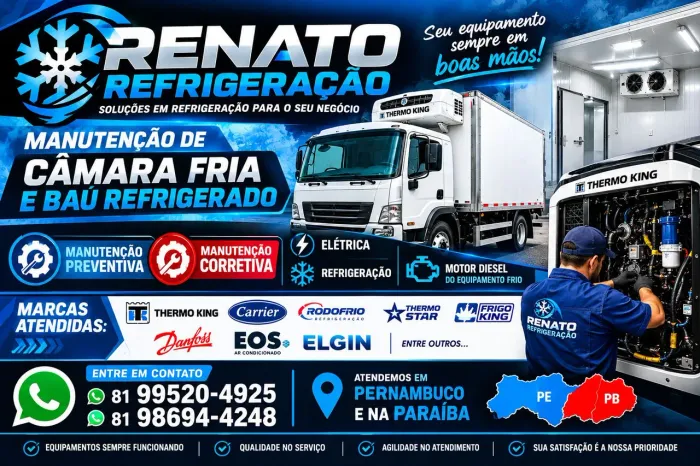 Refrigeração Comercial e Baú Refrigerado