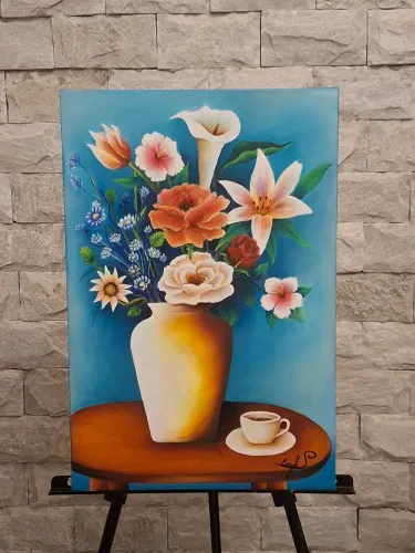 Pintura, Óleo sobre Tela "Cor das Recordações" 40×60| Peça Única Original