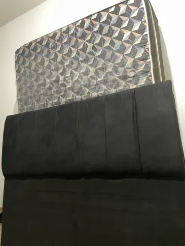 Desapego cama de casal+ cabeceira estofada