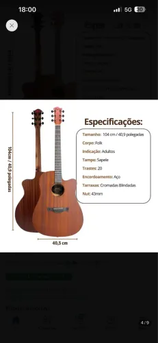 Violão tagima