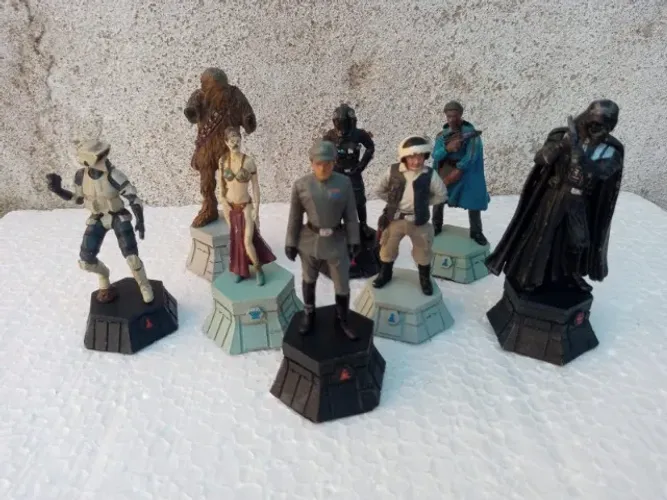 Coleção Star Wars Xadrez - 8 Peças Originais Planeta DeAgostini