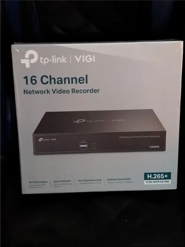 Gravador de Vídeo em Rede 16 Canais TP-Link Vigi NVR1016H Novo